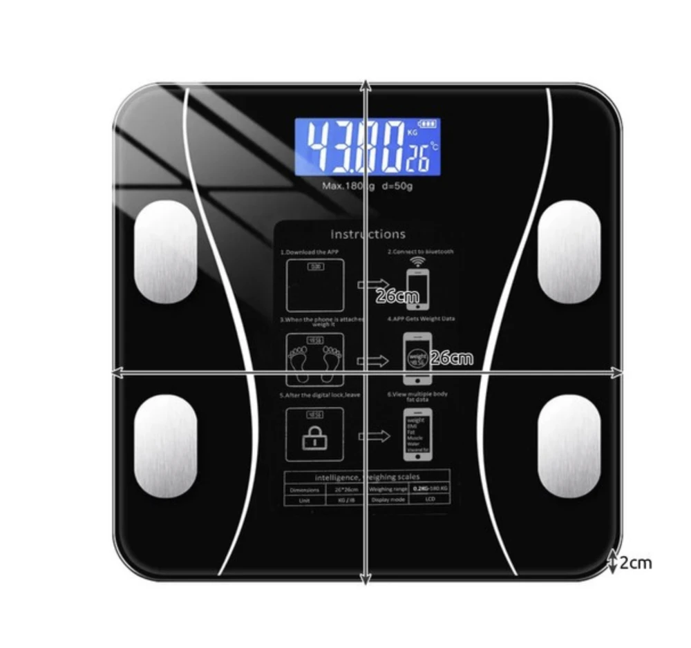 Virtuvinės svarstyklės Ruhhy 22525 LCD analitinės vonios svarstyklės