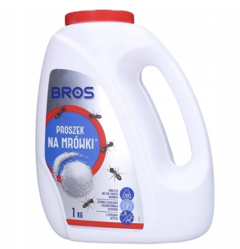 Bros milteliai nuo skruzdėlių, 1kg talpyklė
