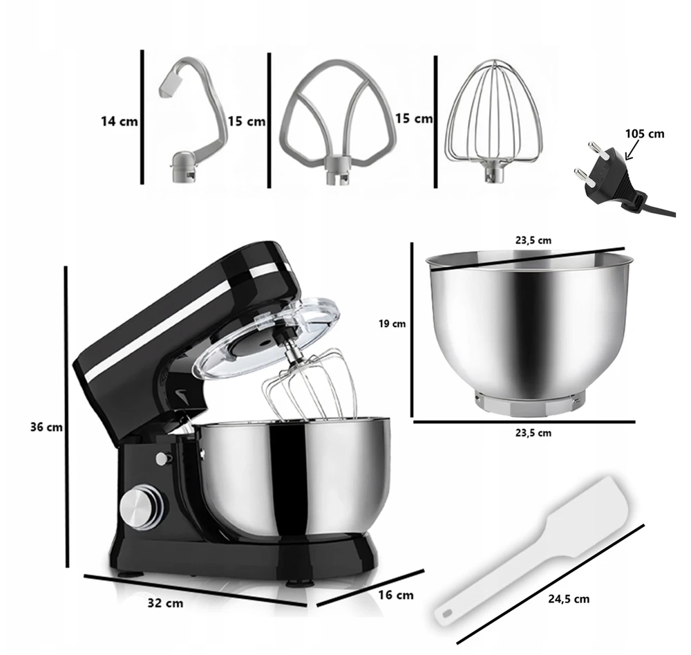 Plakiklis Retoo Daugiafunkcinis mikseris-kombainas MIXATRON, 3in1