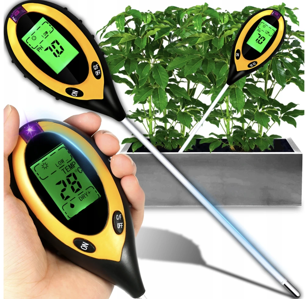 Kwasomierz Dirvožemio pH matuoklis GardenPro, 3-in-1