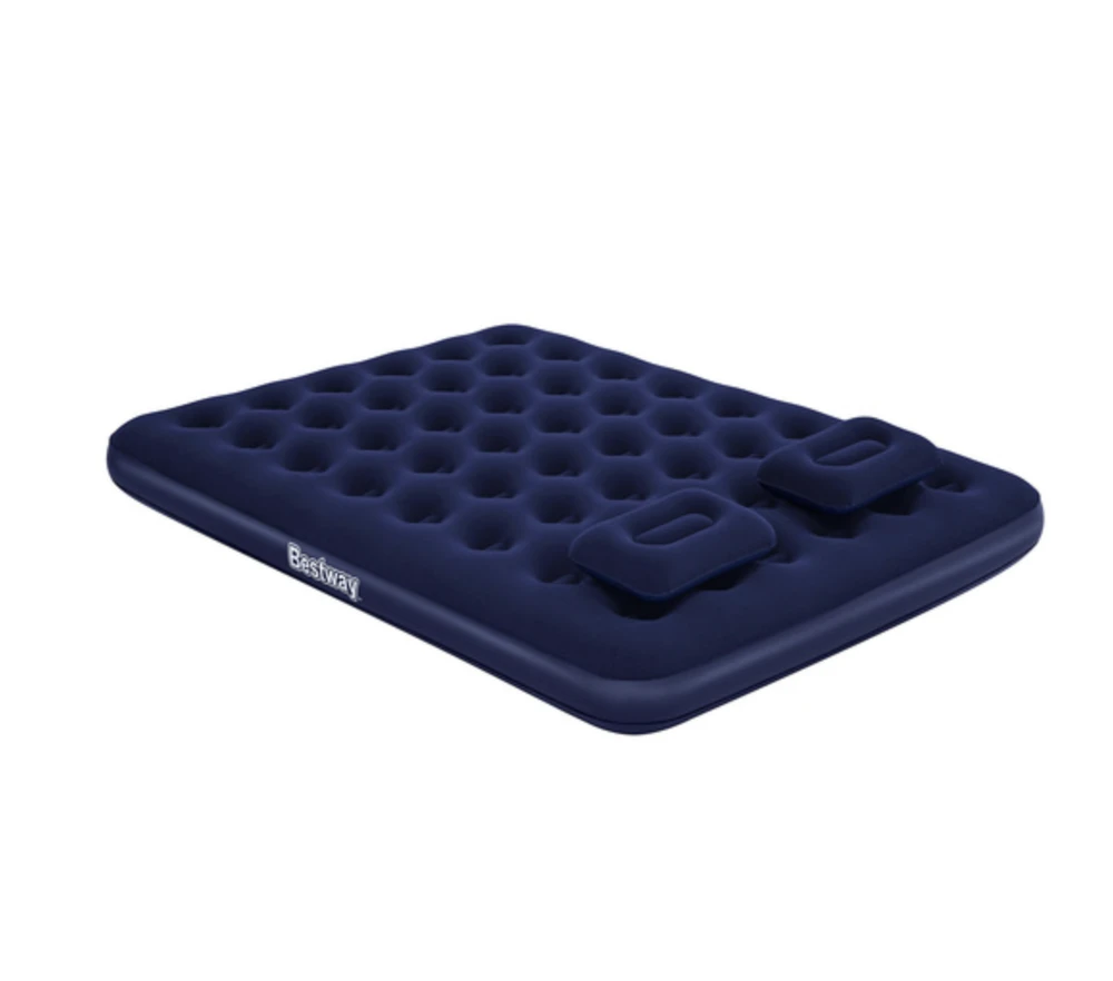TOP KOMPLEKTAS! Bestway Pavillo dvigulis čiužinys su pompa ir 2 pagalvėlėmis 2.03m x 1.52m x 22cm