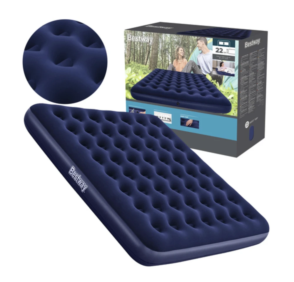 Bestway 67004 pripučiamas čiužinys Dvivietis čiužinys Mėlyna