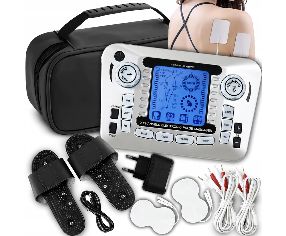 Dvikanalis elektrostimuliatorius ER1113, TENS/EMS