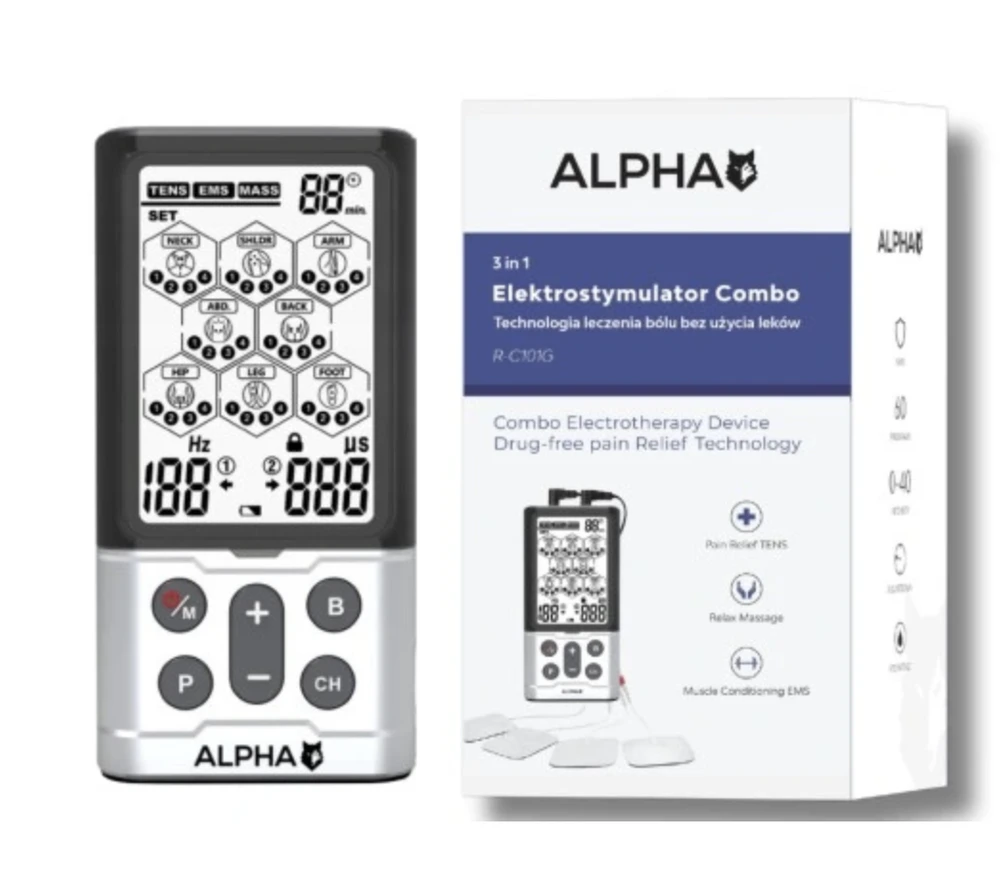 Elektrinis Tens raumenų stimuliatorius Alpha