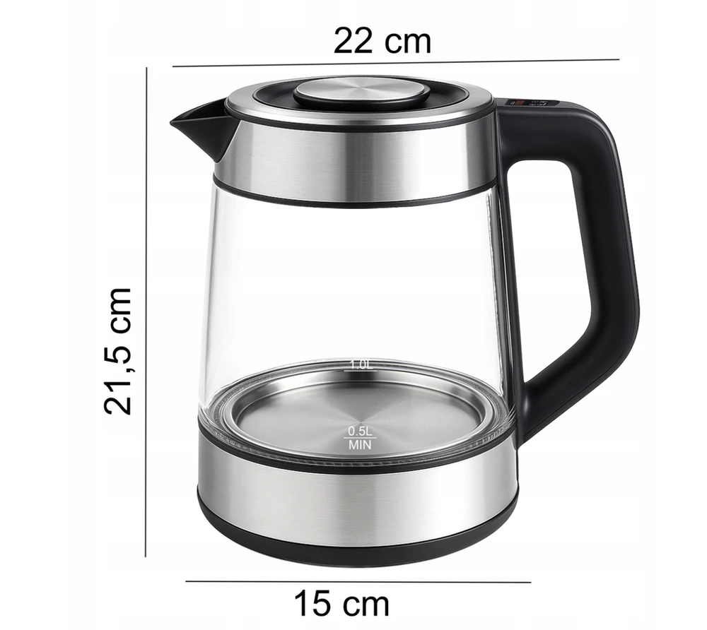 Elektrinis virdulys ThermoGlow, 1,7L