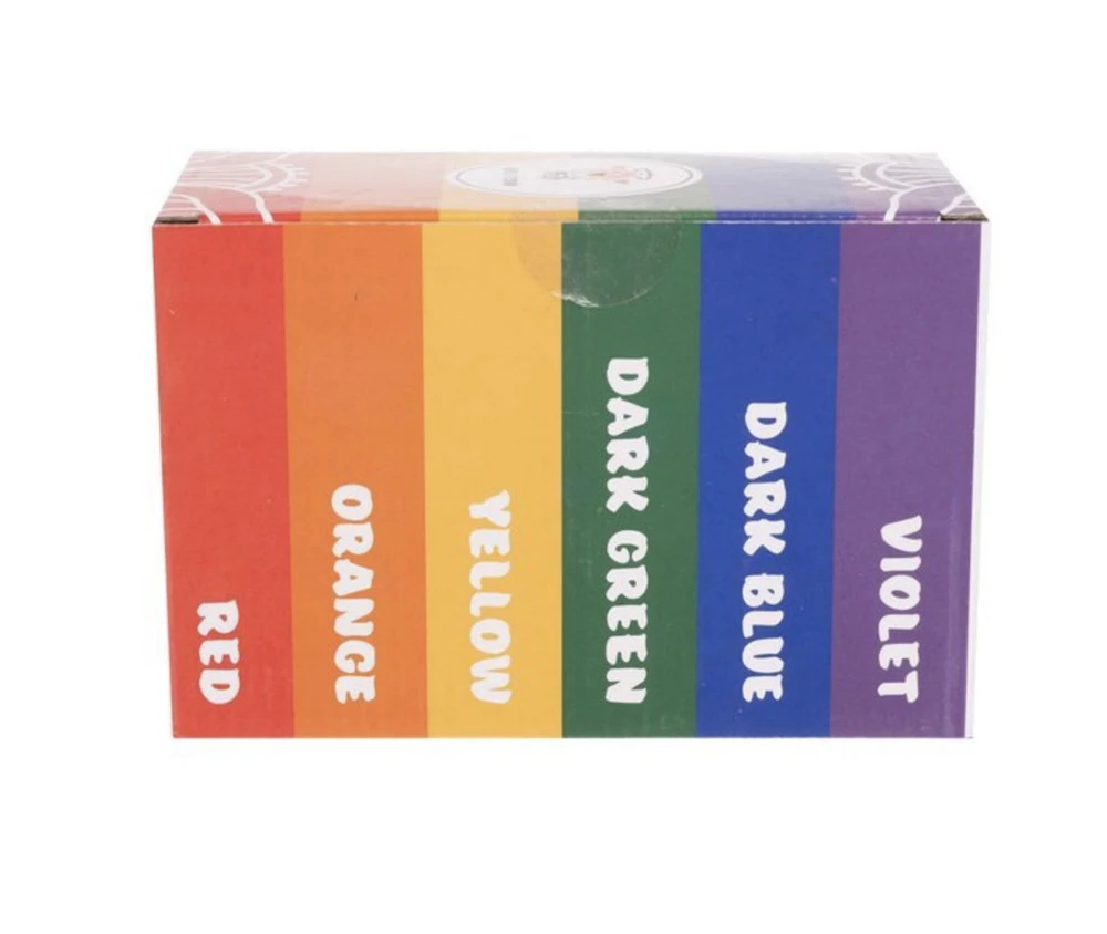 Holi Cow Spalvinga Holi pudra - rinkinys 6x100g