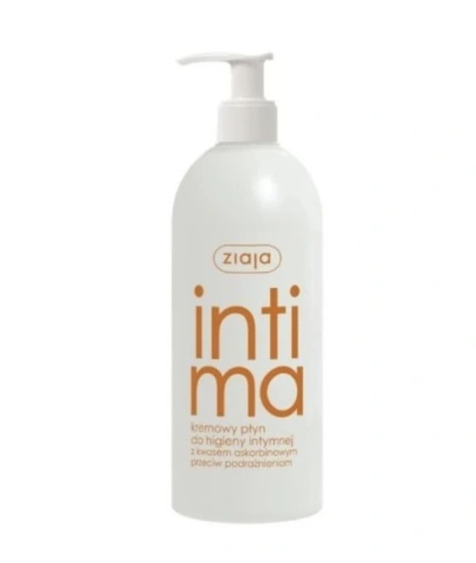 Ziaja Intimate Creamy Wash Su askorbo rūgštimi Intimate Cosmetics moterims, 500 ml