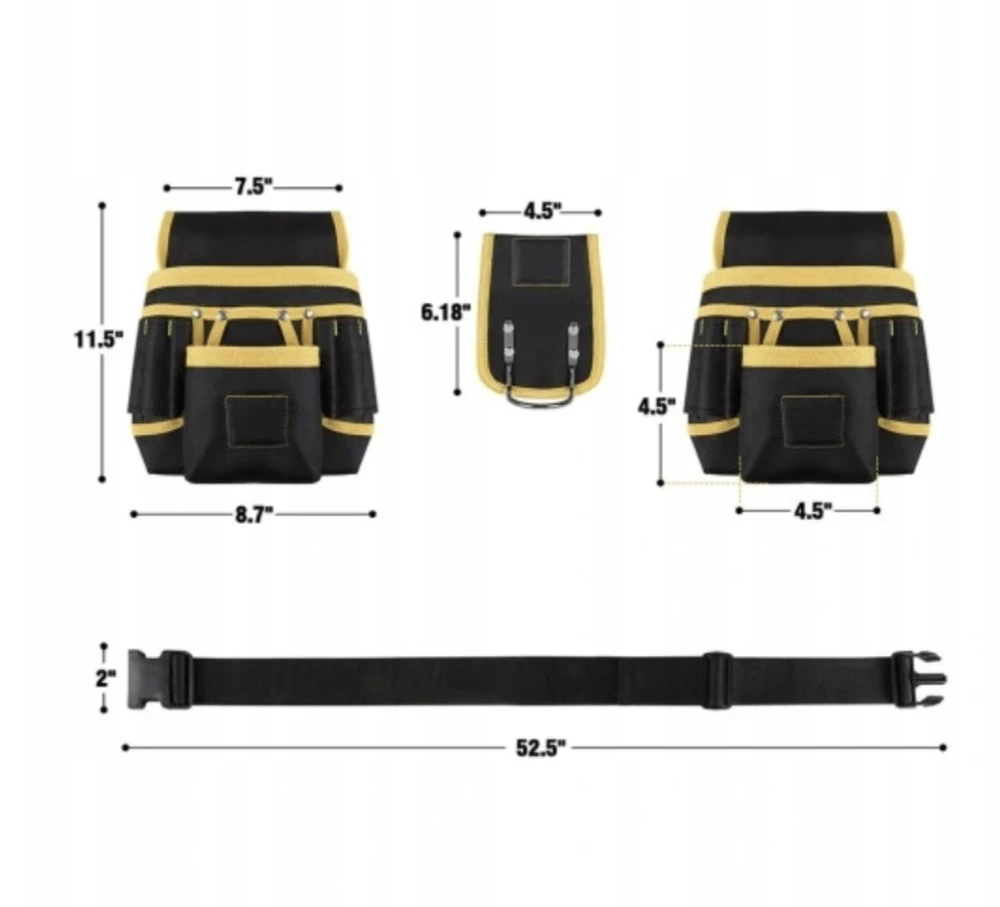 Įrankių diržas ToolHold Pro, 26 kišenės