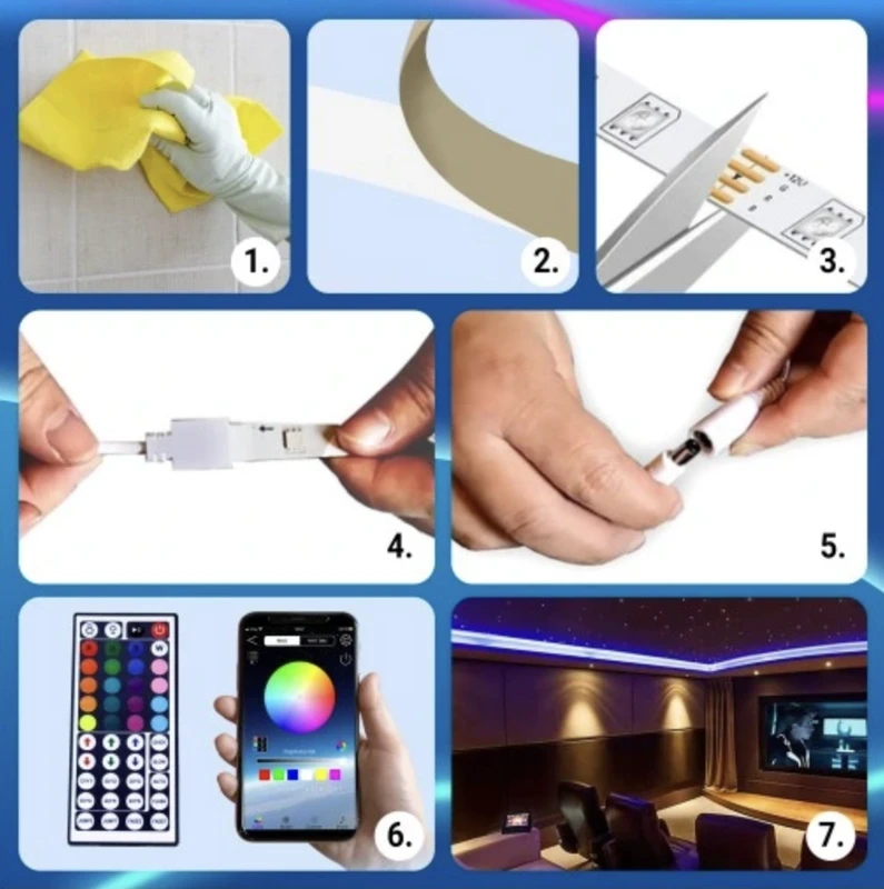 LED juosta su pulteliu KREOleo, 5m