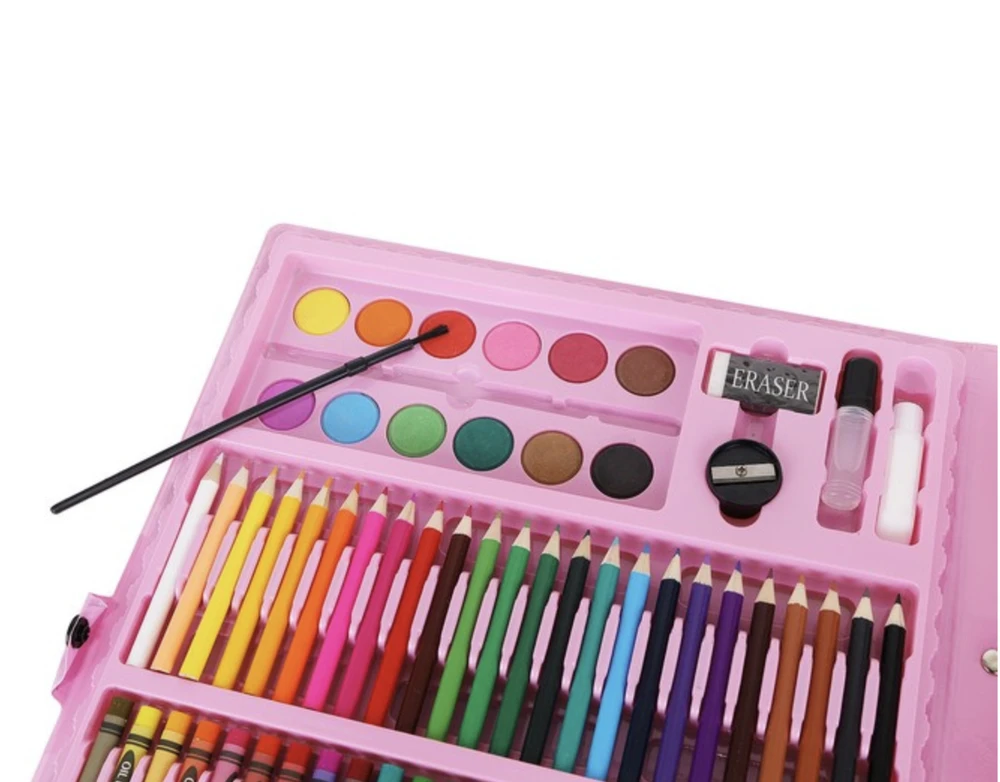 Blackmoon Piešimo rinkinys Maaleo 168vnt rožinis