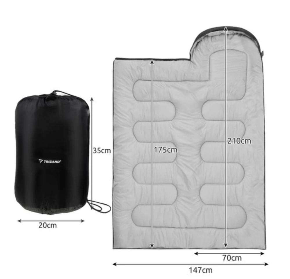 2in1 camping sleeping bag Trizand 21084
