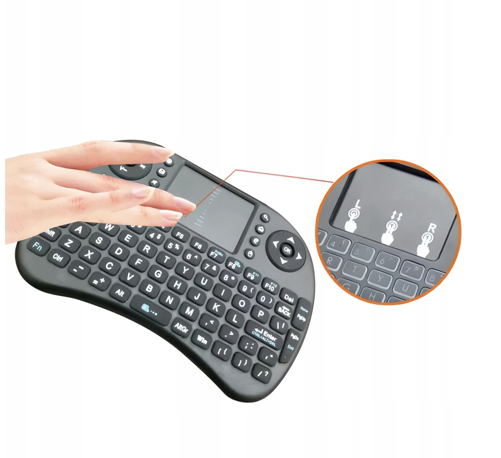 Podświetlana Mini klaviatūra TouchGlow