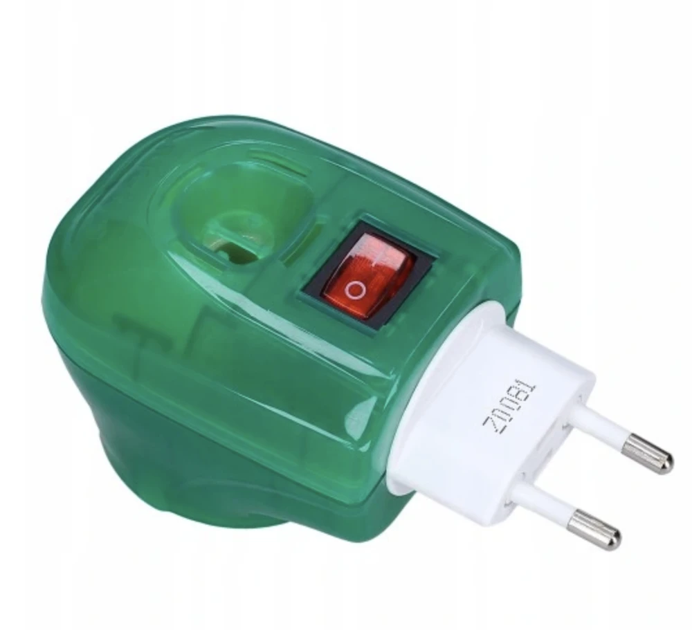 Mugga elektrofumigatorius su įjungimo mygtuku