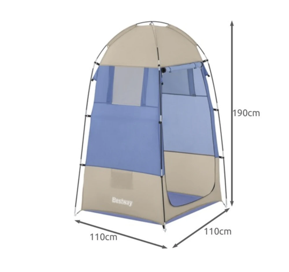 Bestway persirengimo kambario palapinė 110x190cm 68002