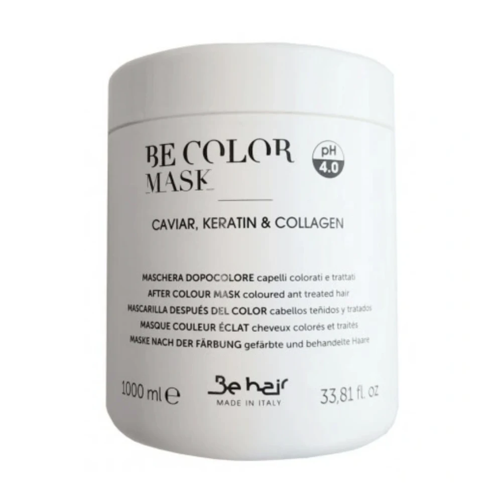 Be Hair BE COLOR Kaukė dažytiems ir pažeistiems plaukams, 1000 ml