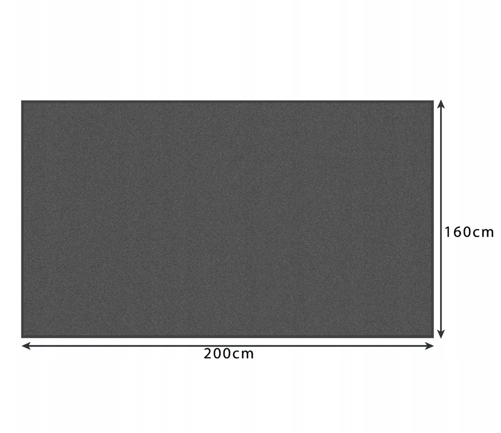 Pledas 1,6x2m - pilka Ruhhy 22695