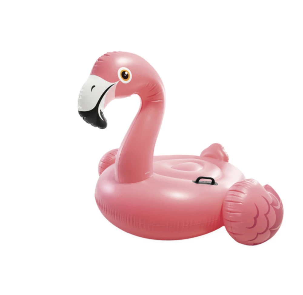 Pripučiamas žaislas INTEX Mega Flamingas Island 142x137x97cm rožinis 57558NP