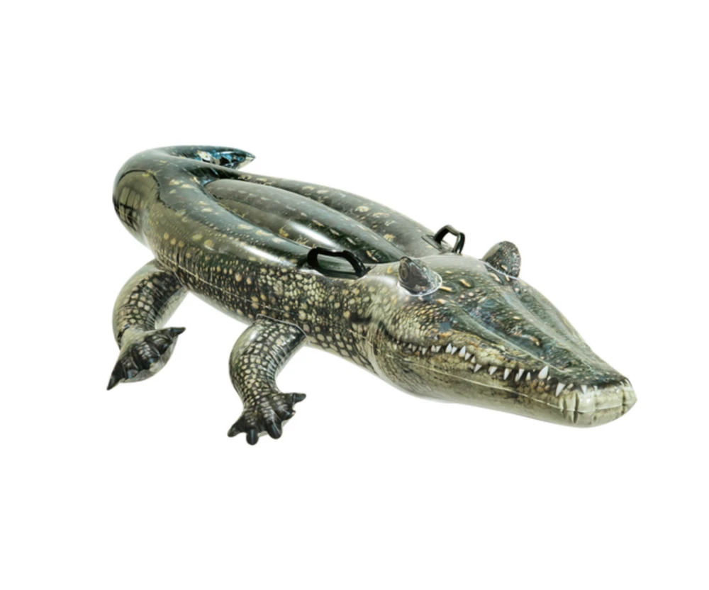 Intex Ride Ant plaukimo lentos Realistinis Gator Amžius 3+, 170 x 86 cm