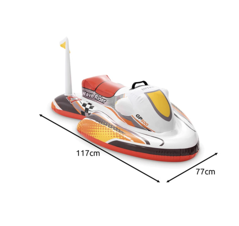 Daugiaspalvis „Intex Wave Rider Ride-On“, 117 x 77 cm, 3 ir vyresni
