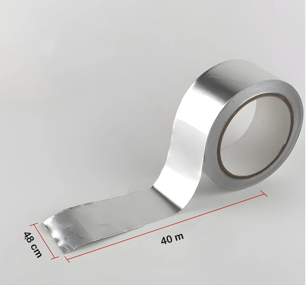 Retoo Remontinė juosta SilverFix, atspari vandeniui, 40m x 48mm