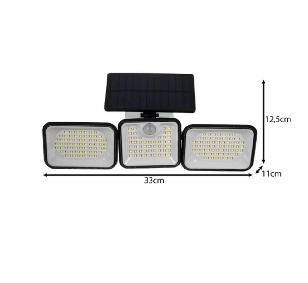 Izoxis Saulės energija įkraunama lempa 180 LED