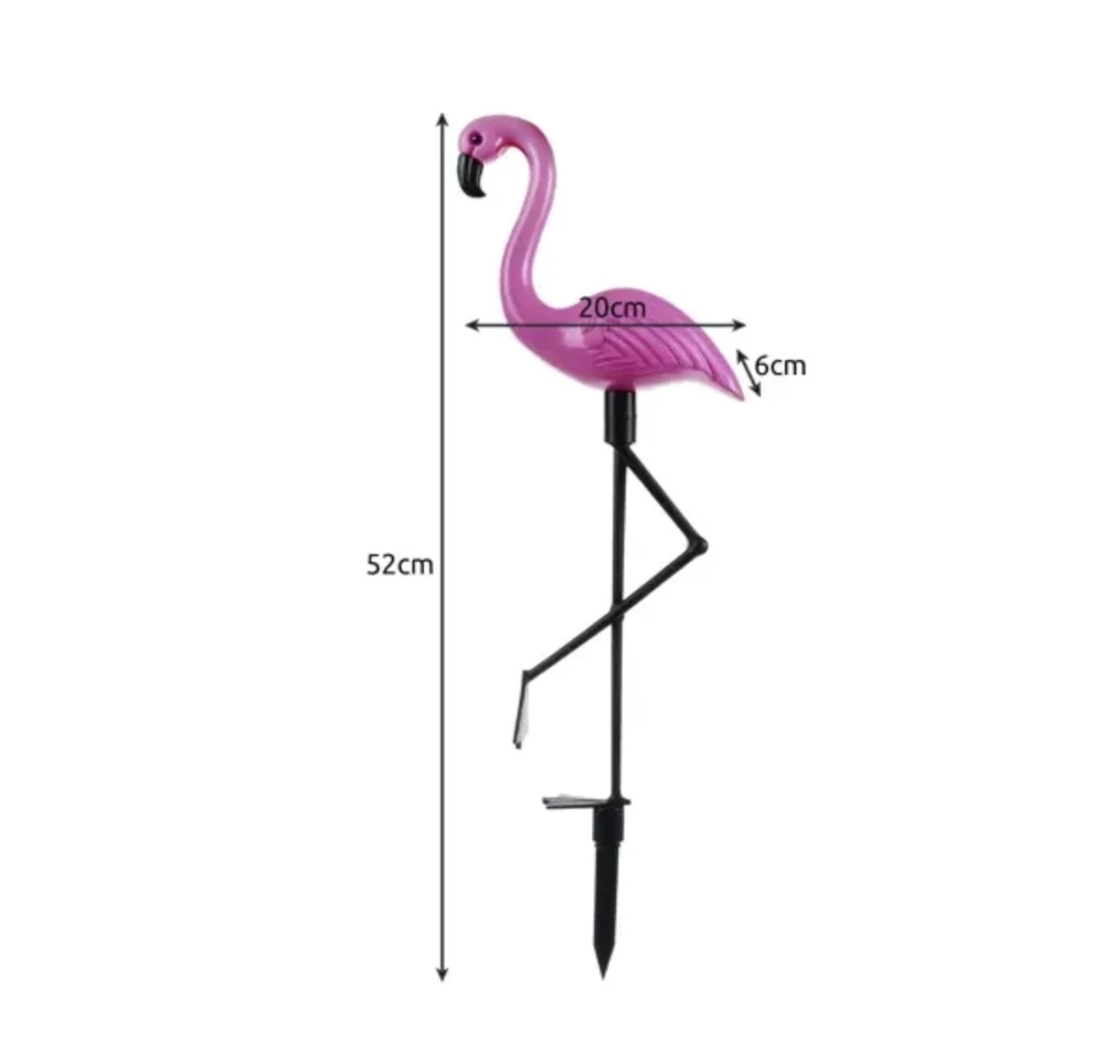 Solar garden lamp - flamingo Gardlov 21151