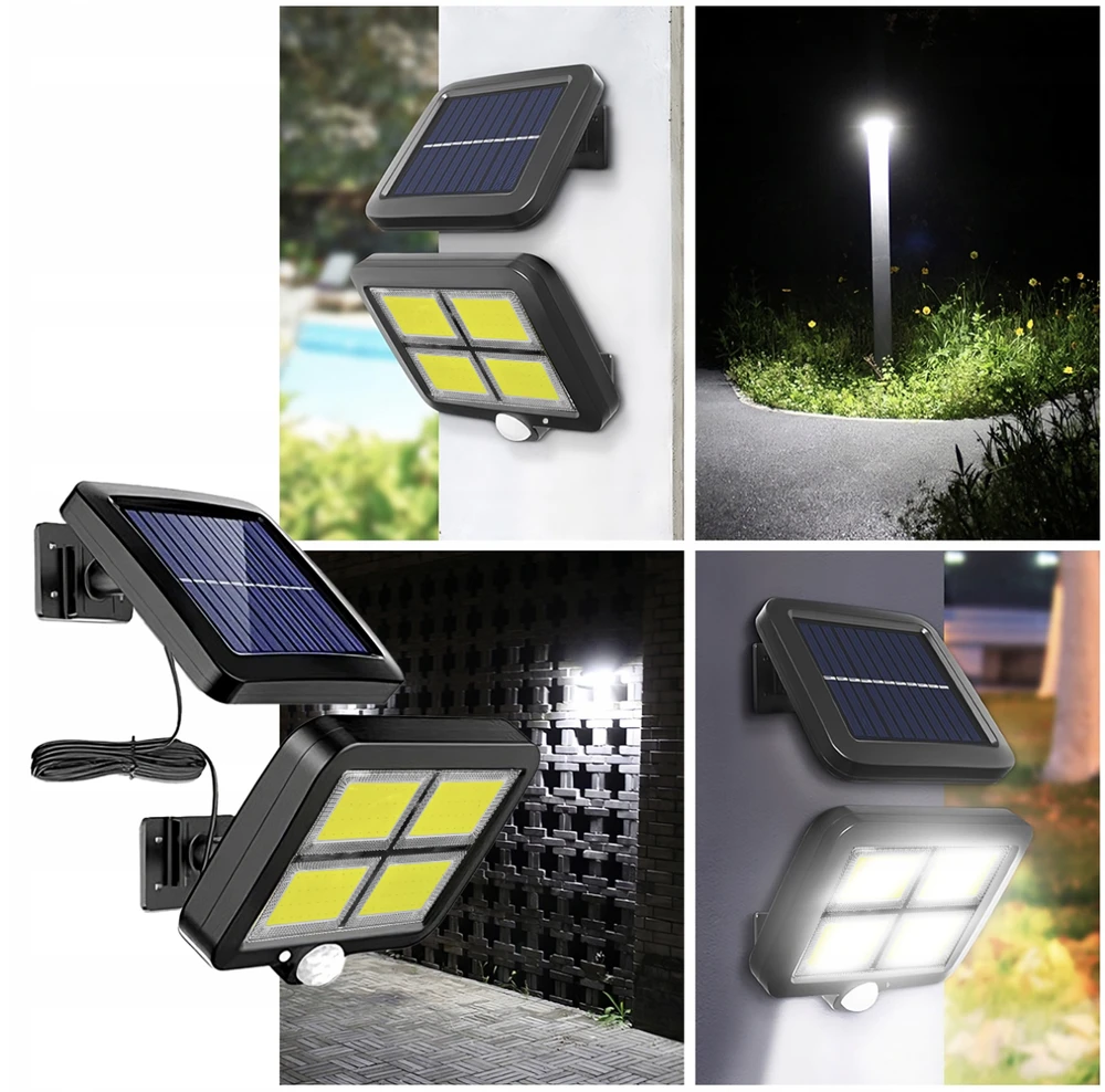 Lampa Saulės lempa SunSentry 128 LED