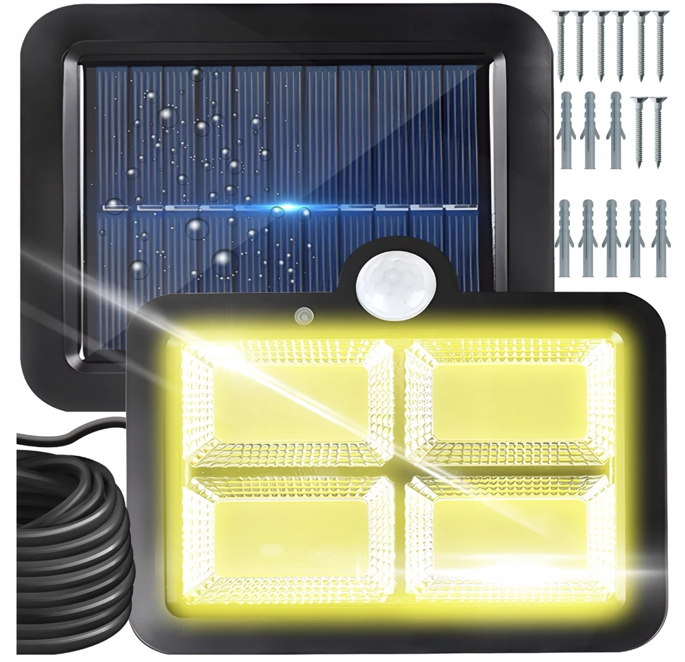 Lampa Saulės lempa SunSentry 128 LED