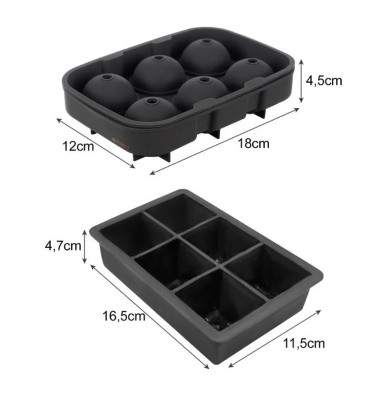 Silikoninė forma 2in1 - kubeliai + rutuliukai ruhhy 21270