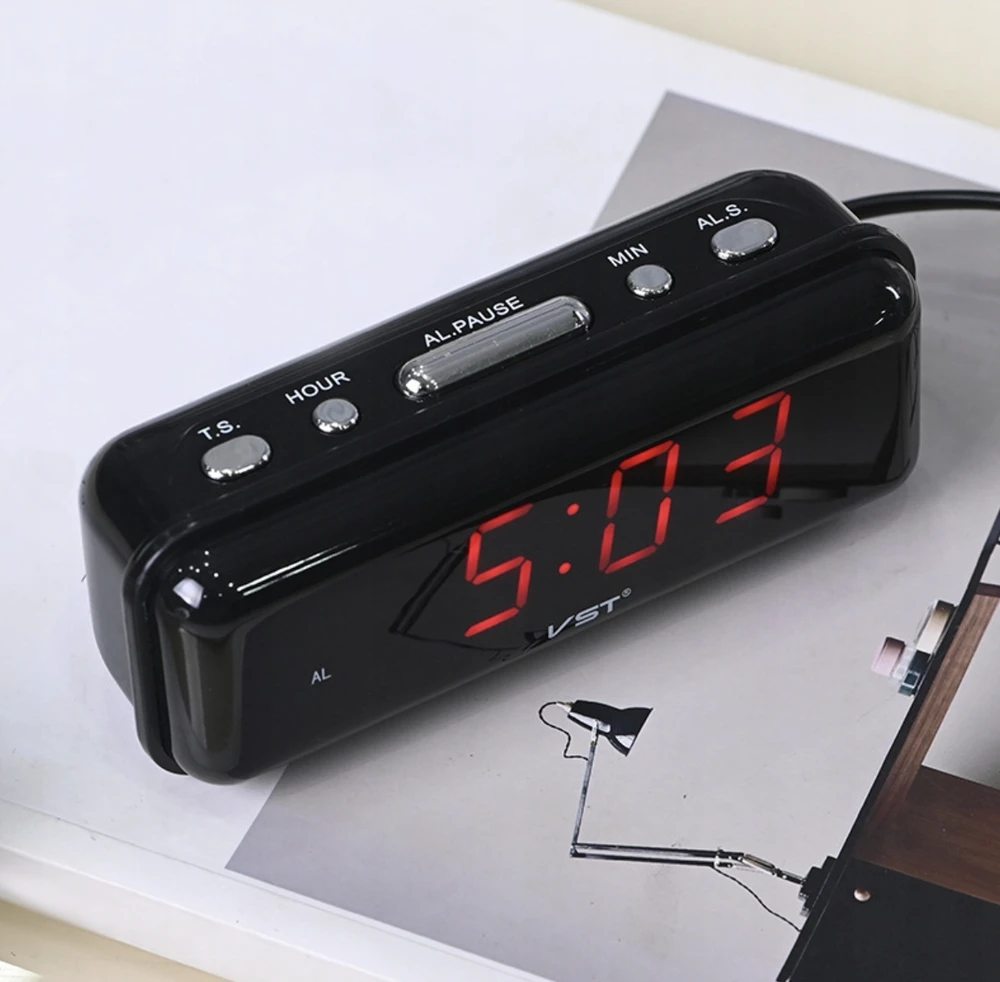 Budzik Skaitmeninis žadintuvas NightGlow LED