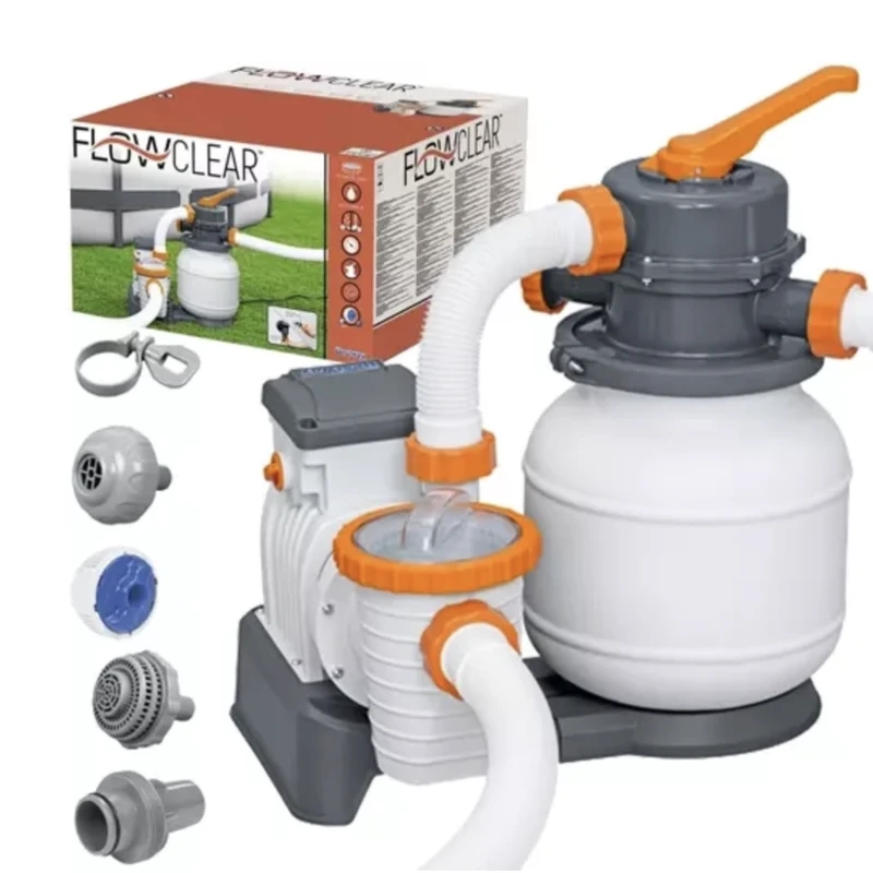 Bestway smėlio filtravimo siurblys su priedų rinkiniu