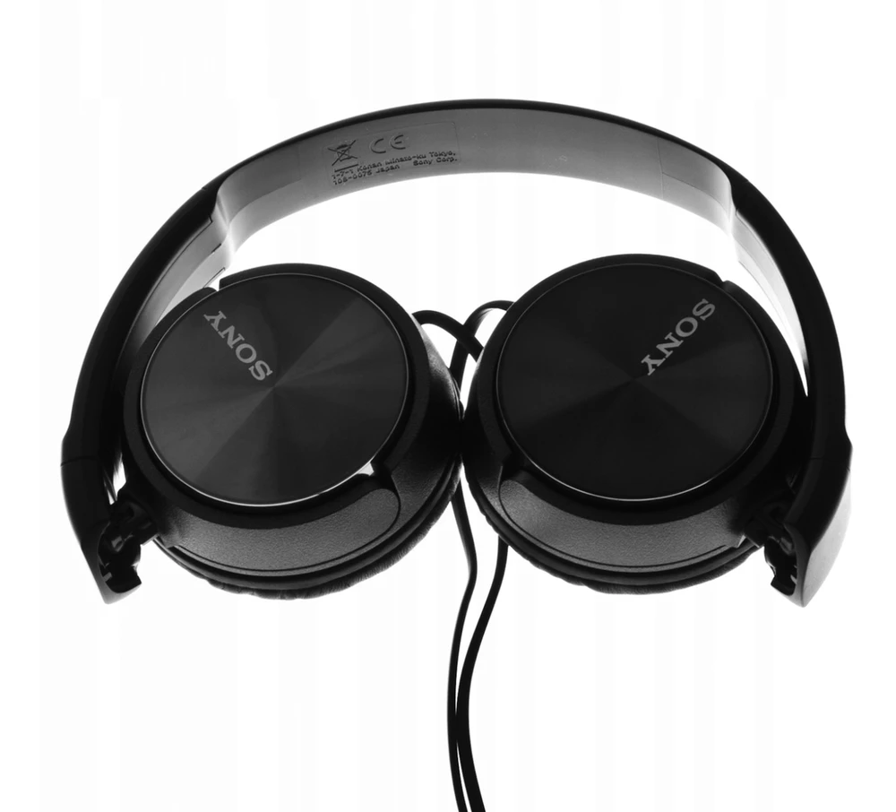 Sulankstomos ausinės Sony MDR-ZX110NA, Juodos