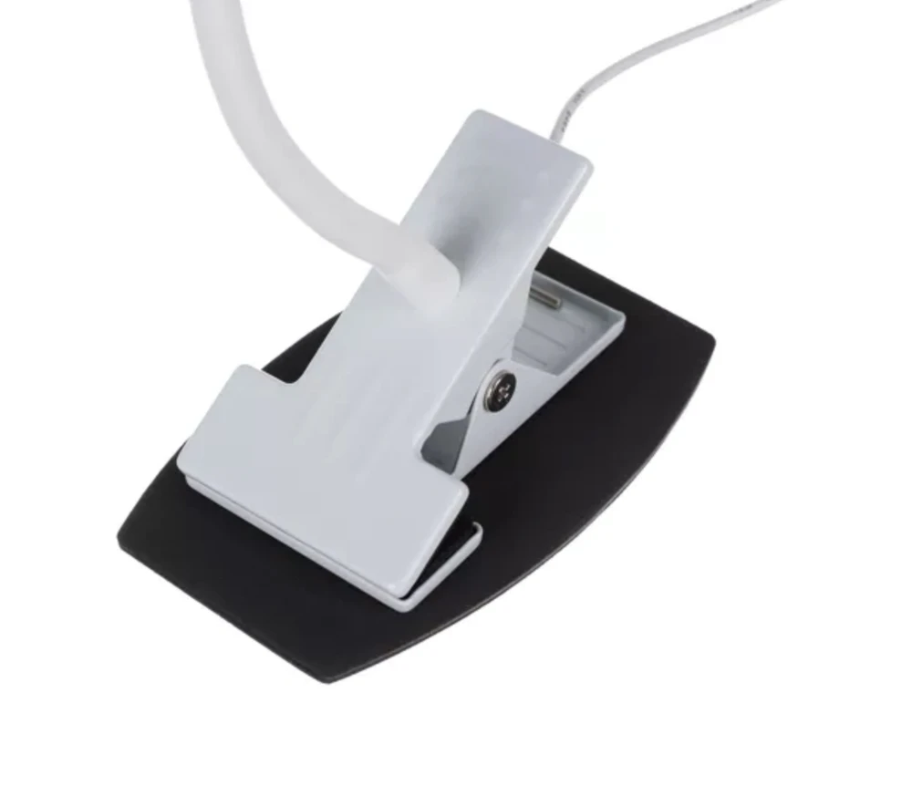 USB stalinė lempa su laikikliu - balta Izoxis