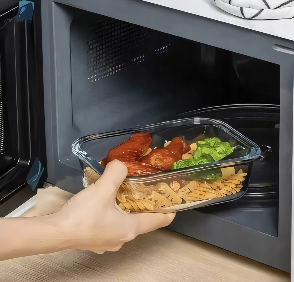 Lunchbox Stikliniai maisto indai GlassFresh, 4 dalių