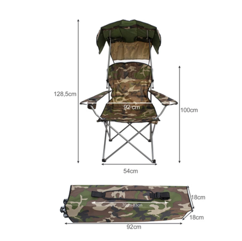 Trizand Žvejybos kėdė "Panama" camo 23672