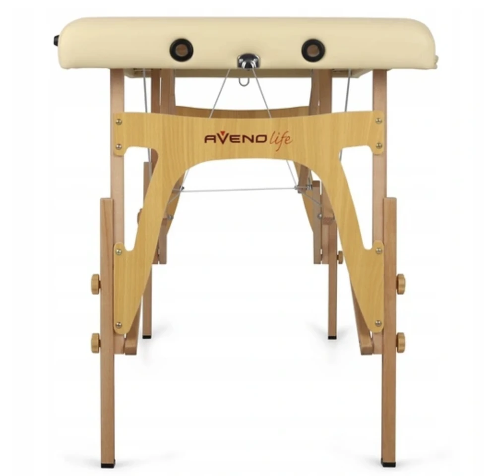 Aveno Life Sulankstomas masažo stalas AvenoLife Sonia 2 rusvai gelsvas (Economy Line)