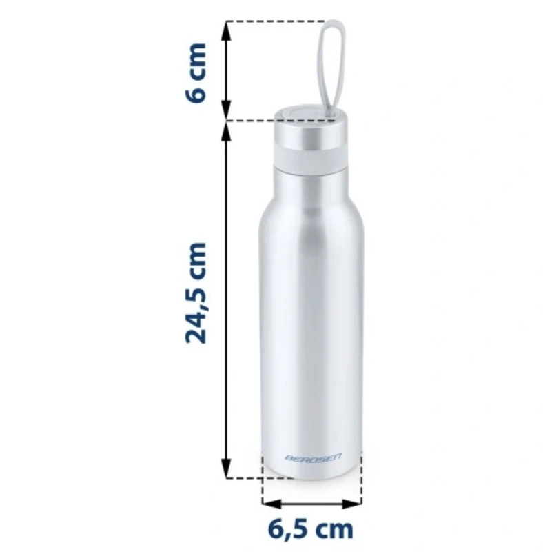 Berdsen Vakuuminis termosas 500 ml BD-787 sidabrinis