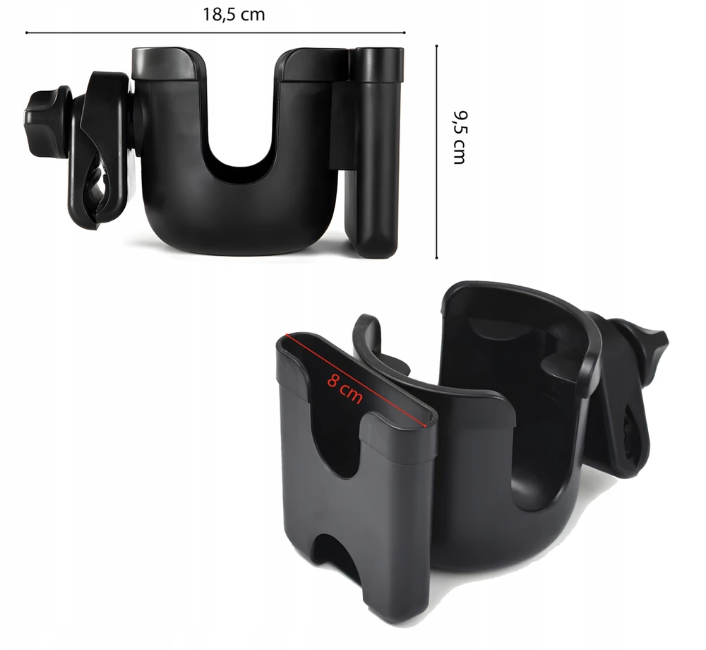 Uchwyt Universalus vežimėlio laikiklis MultiHolder, 2-in-1