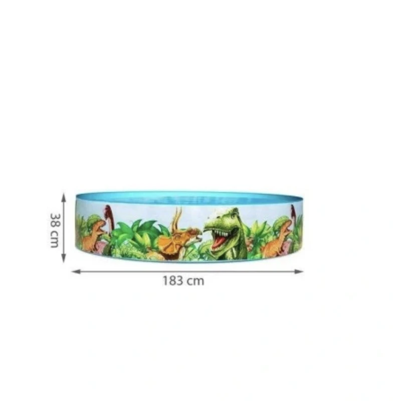 BESTWAY baseinas Dinosaur Fill'N Fun 1.83m x H38cm, 55022