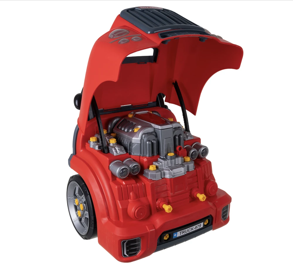 Iso Trade Mechaniko rinkinys vaikams su automobilio varikliu
