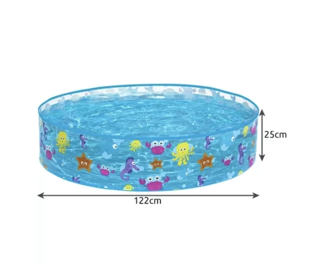 BESTWAY baseinas Spindinti jūra, skersmuo 1.22m x H25cm, 55028