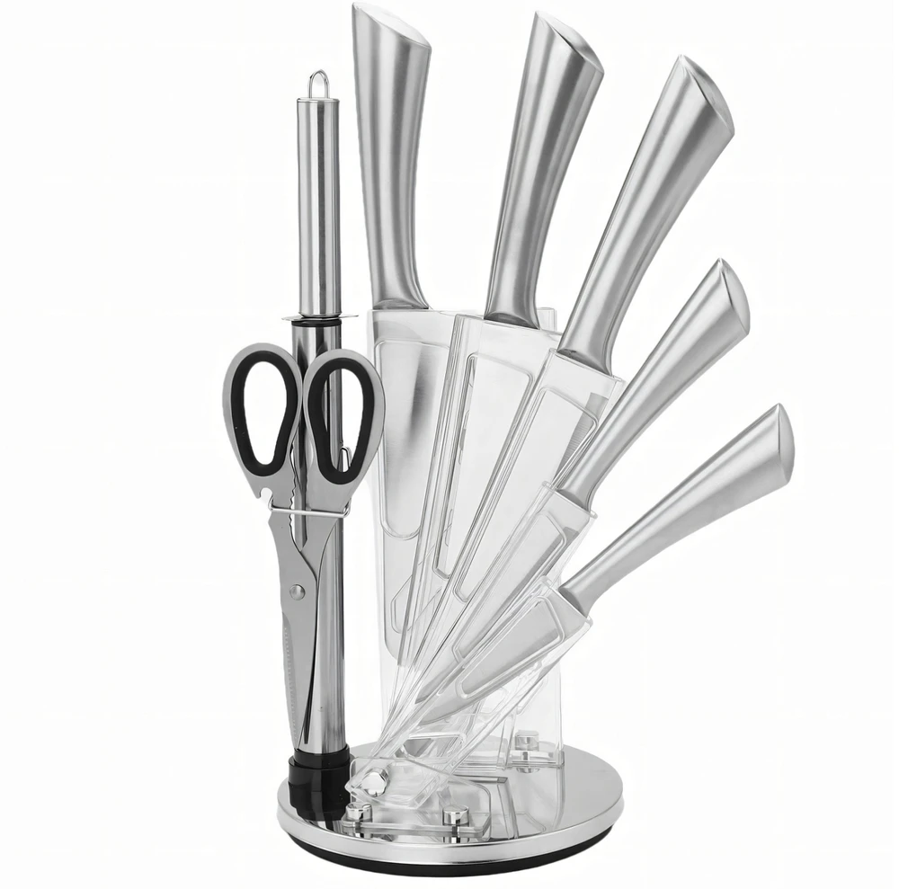 Retoo Virtuvės peilių rinkinys ChefPrecision, 5 nerūdijančio plieno ašmenys