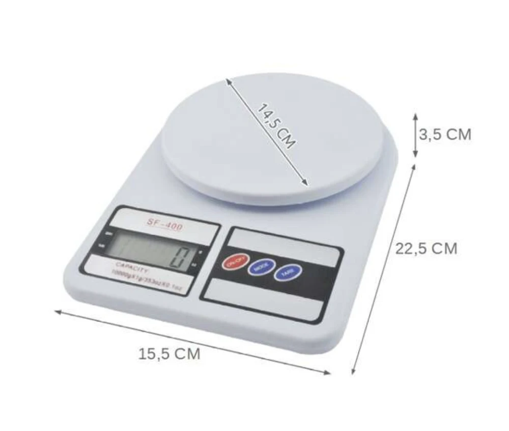 Virtuvinės svarstyklės 10kg Ruhhy 24174