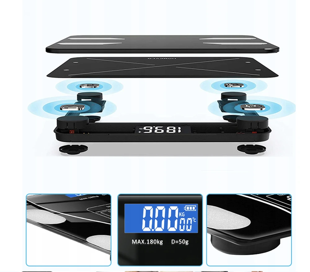 Inteligentna Vonios svarstyklės SmartWeigh