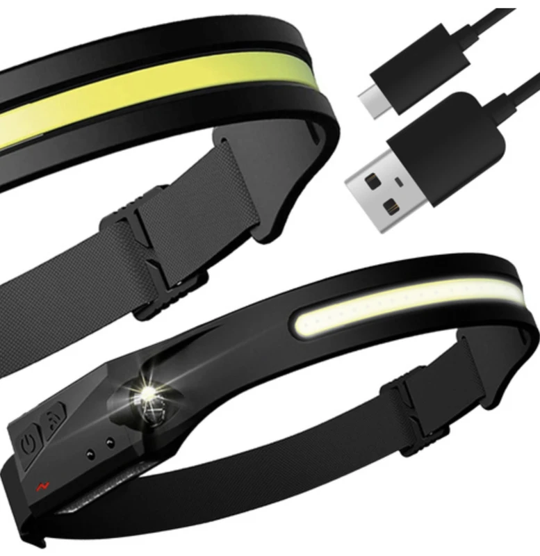 Trizand Galingas LED COB XPE prožektorius ant galvos