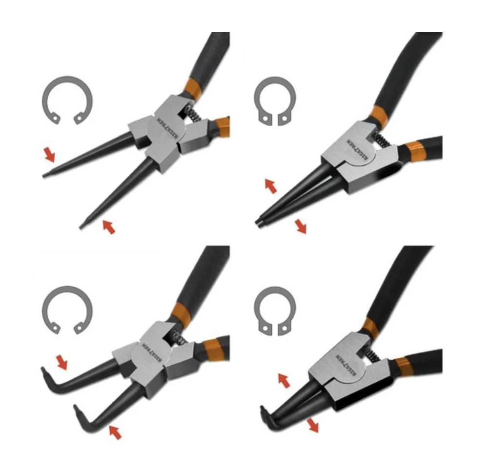 Bigstren Circlip pliers 4 pcs Bigstreen 22159
