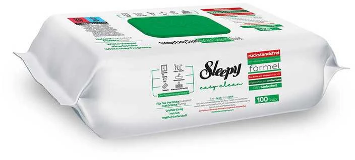 Drėgnos servetėlės ​​​​Sleepy paviršių valymui, Soda 100vnt