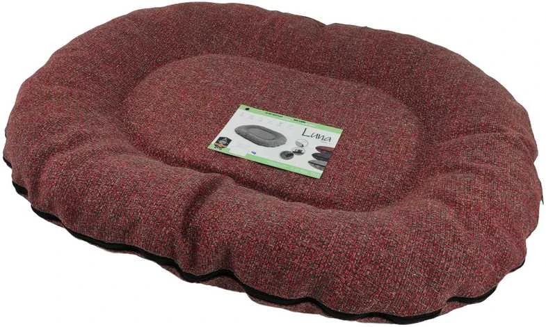 CAZO Sp. z o.o. Cazo Oval Bed Luna raudonas lizdas šunims 105x140x17cm