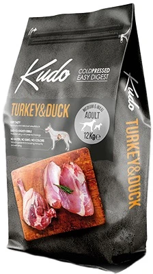 Danube Petfoods Kudo kalakutiena&antiena Medium/Maxi Adult sausas maistas suaugusiems šunims, 12 kg
