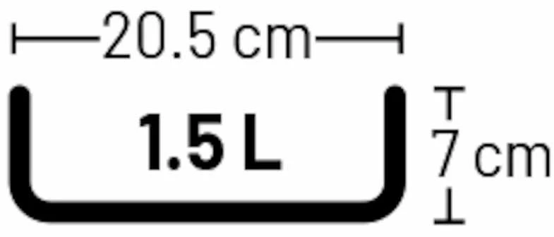 Flamingo Kyra keraminis dubuo 1,5l - ∅20,5cm